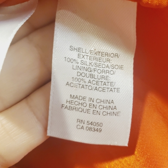 Anne Klein 100% silk blazer size 10 - Picture 7 of 12